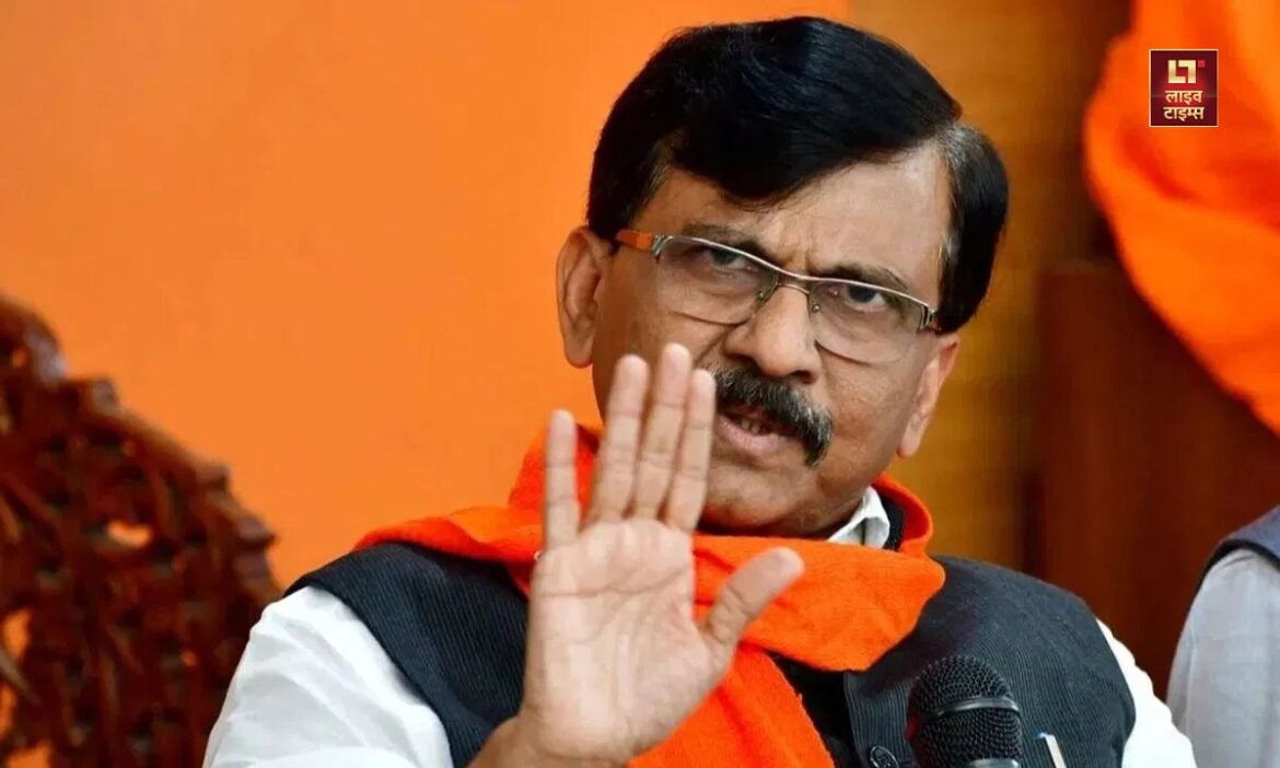 BJP compulsion Maharashtra Sanjay Raut Mahayuti not announce Chief Minister