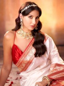 Nora की इन खूबसूरत साड़ियों से नहीं हटेंगी आपकी नजर