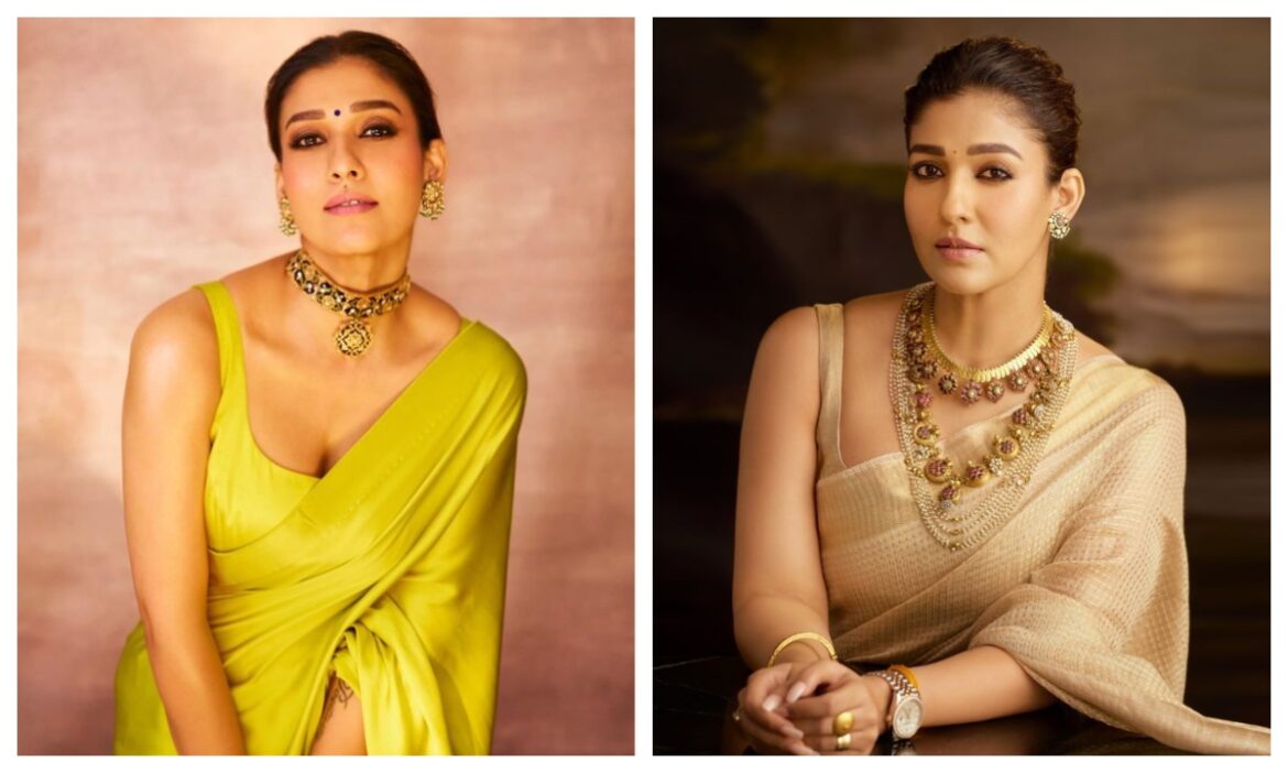 Nayanthara Birthday: 'साउथ क्वीन' नयनतारा के लेटेस्ट साड़ी लुक्स हैं कमाल, इन तस्वीरों को देख हार बैठेंगे दिल