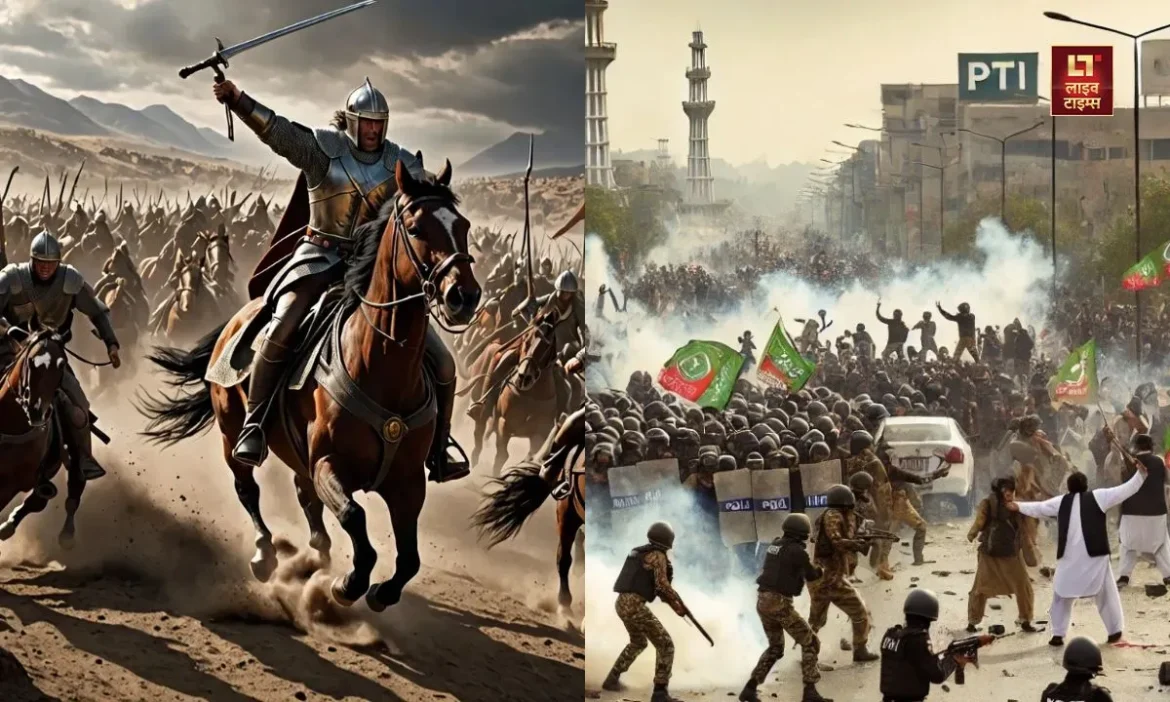 Protest In Pakistan Imran Khan release PTI Battle of Panipat Khyber Pakhtunkhwa