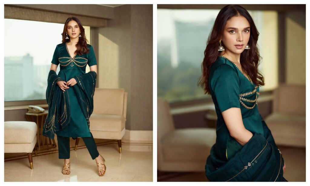 These suit designs of Aditi Rao Hydari are perfect for the new daughter-in-law, will be highly praised in the in-laws house - Live Times