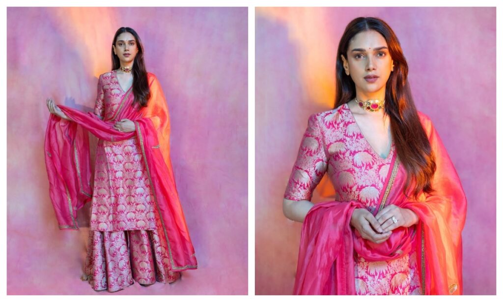 These suit designs of Aditi Rao Hydari are perfect for the new daughter-in-law, will be highly praised in the in-laws house - Live Times