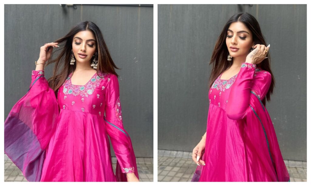 These suit looks of Akanksha Puri are amazing, new daughter-in-law can take idea to wear them - Live Times