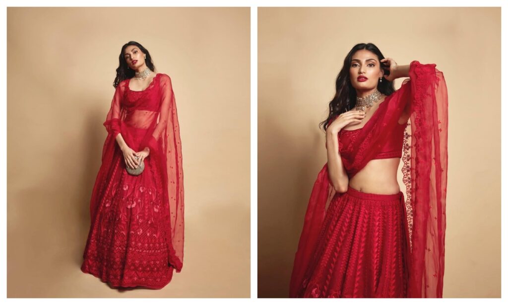 Red color lehenga - Live Times