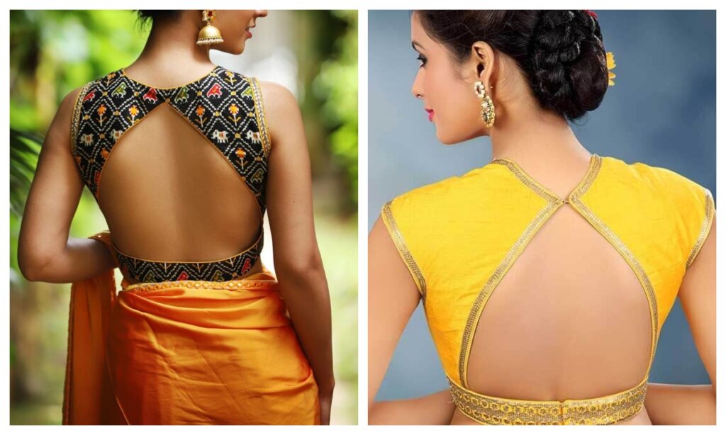 Latest Trendy Blouse Designs: Pyramid Back Blouse Design - Live Times
