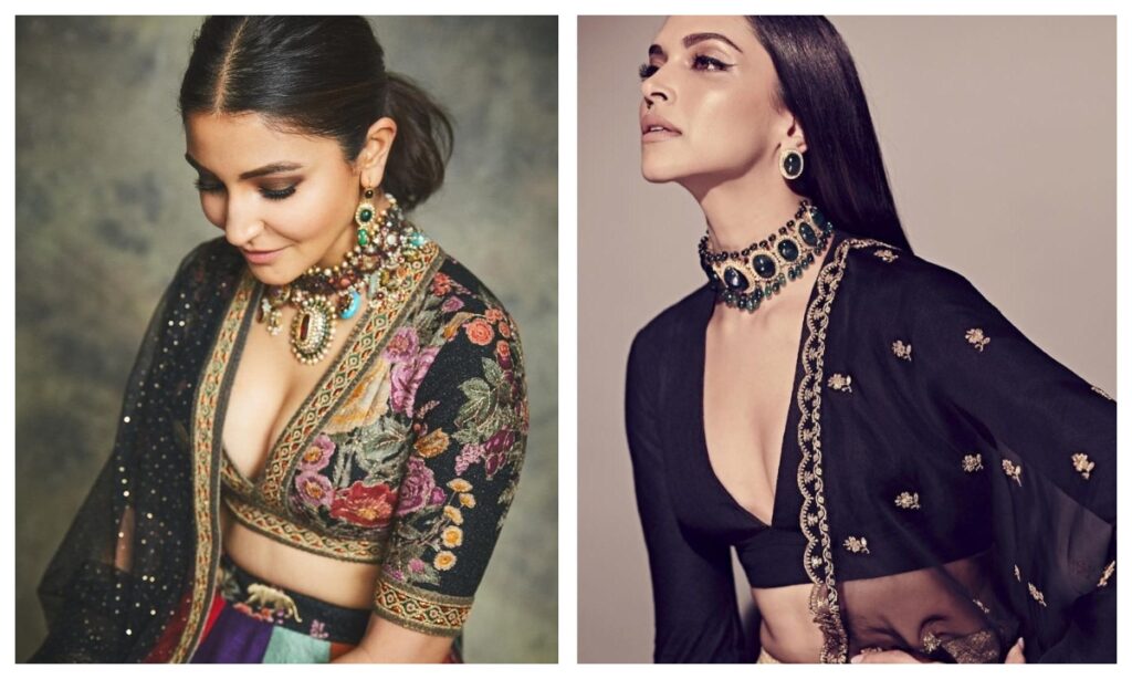 Latest Trendy Blouse Designs: Deep V Neck Blouse Design - Live Times