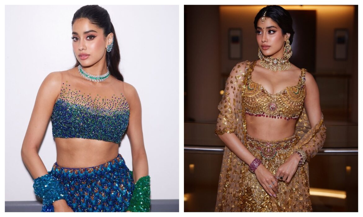 इंटरनेट पर सालभर छाए रहे Janhvi Kapoor के ये 5 खूबसूरत लहंगे, आप भी देखिए उनकी एक झलक