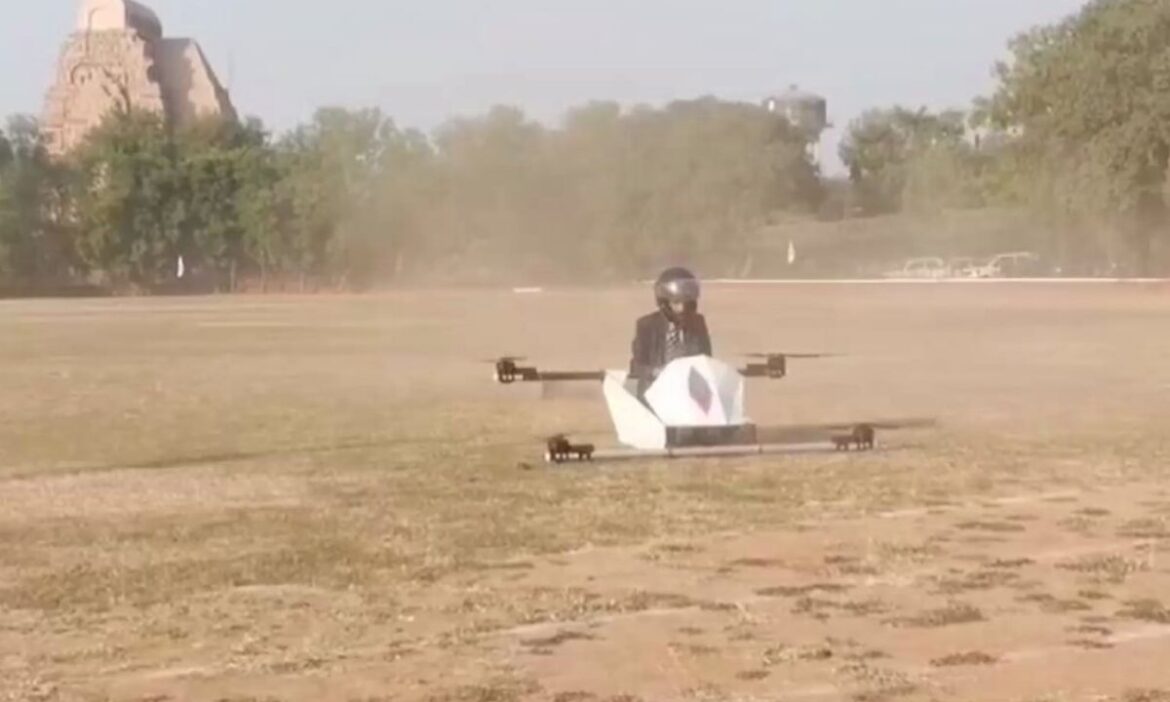 Gwalior School student Medansh Trivedi develops drone that can fly humans