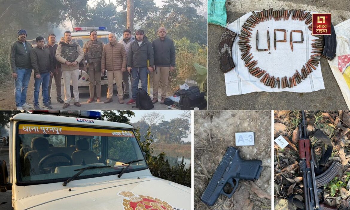 three terrorists who were killed in encounter UP