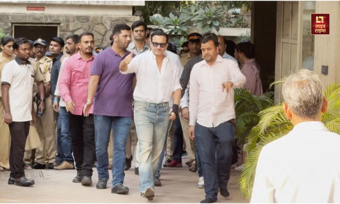 Saif Ali Khan Returns Home : बॉलीवुड एक्टर सैफ अली खान को अस्पताल से छुट्टी मिल गई है. करीब 5 दिन के बाद वह अपने आवास पर पहुंच गए हैं.