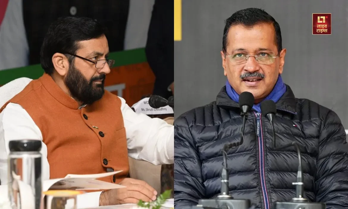 Delhi Election 2025 Nayab Singh Saini arvind kejriwal Yamuna polluted poison