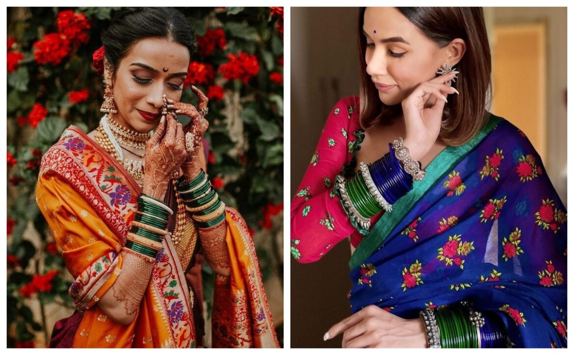 लाल- पीली साड़ियों की बढ़ जाएगी कीमत, जब साथ में पहनेंगी हरी चूड़ियों के ये सेट