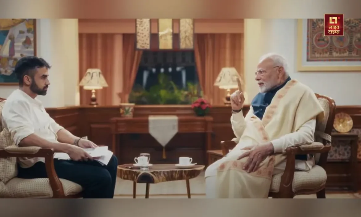 PM Narendra Modi, First Podcast, PM Narendra Modi Podcast, Narendra Modi Podcast, Podcast, Live Times