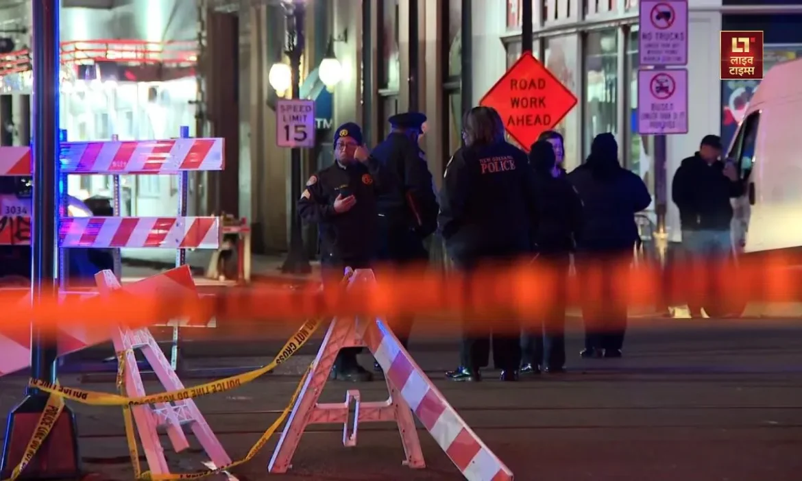 New Orleans, US, Car Accident, Terrorist Attack, Happy New Year, New Year 2025, Live Times,