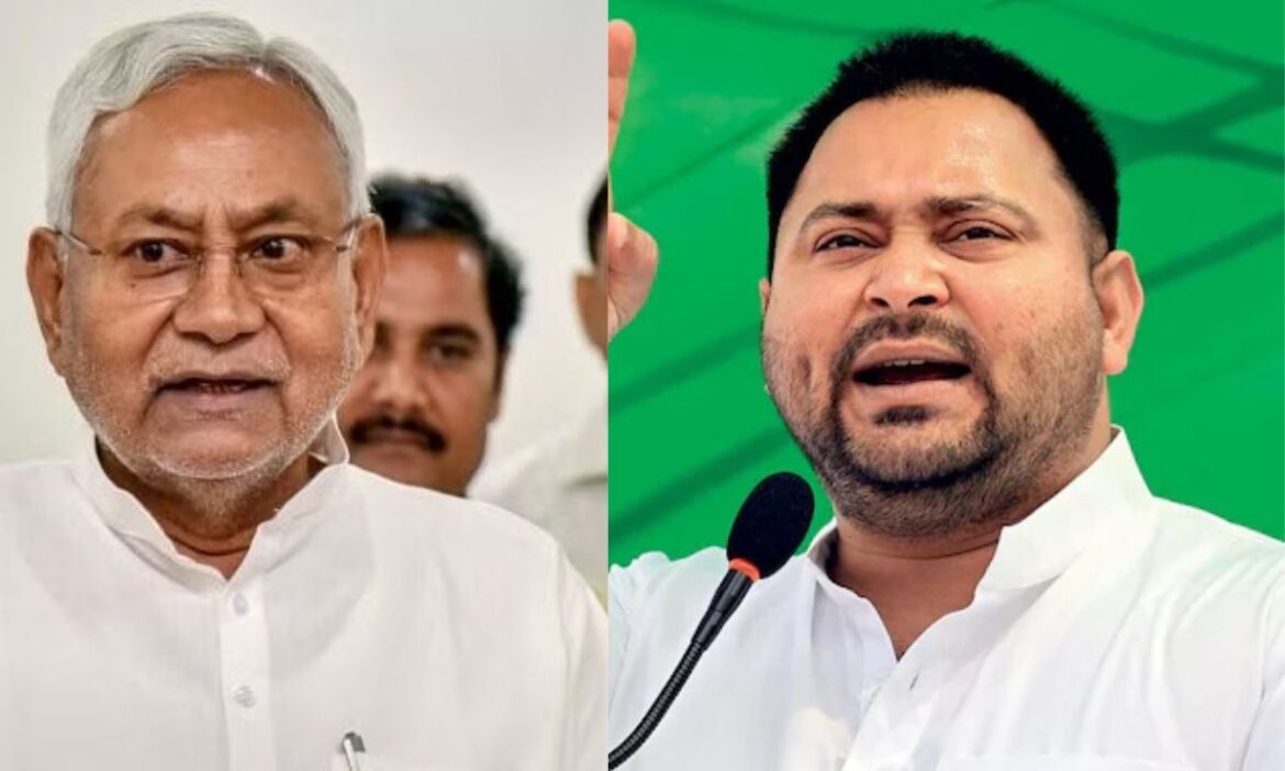 Tejashwi Yadav On Nitish Kumar: आरजेडी नेता तेजस्वी यादव ने बिहार के मुख्यमंत्री नीतीश कुमार को लेकर बड़ा बयान दिया है. उन्होंने कहा कि इस साल उनका सत्ता से बाहर होना तय है.