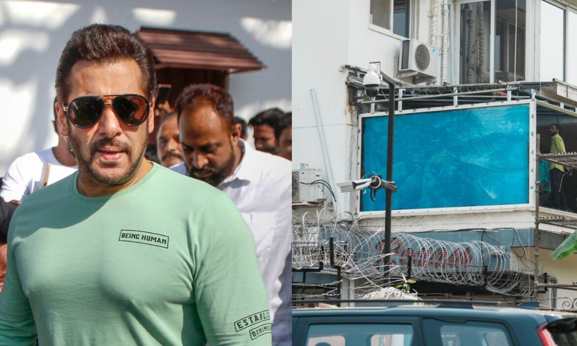 Salman Khan Residence Security Upgrade : बॉलीवुड के भाईजान सलमान खान के आवास की सुरक्षा बढ़ा दी गई है. इस दौरान उनके बालकनी की सुरक्षा में बुलेटप्रूफ शीशे लगाए गए हैं .