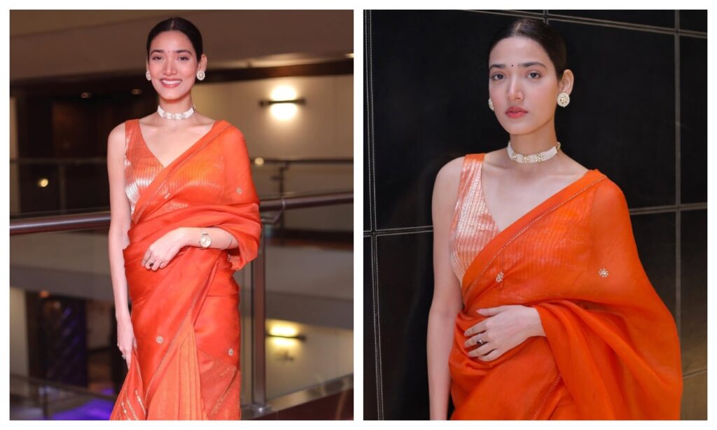 If the new daughter-in-law wears beautiful saree-lehenga like Medha Shankr - Live Times