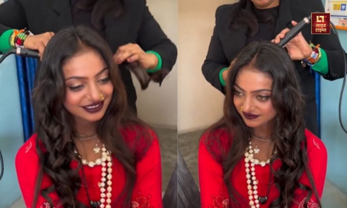 Monalisa viral video ran away Mahakumbh 2025 reached salon