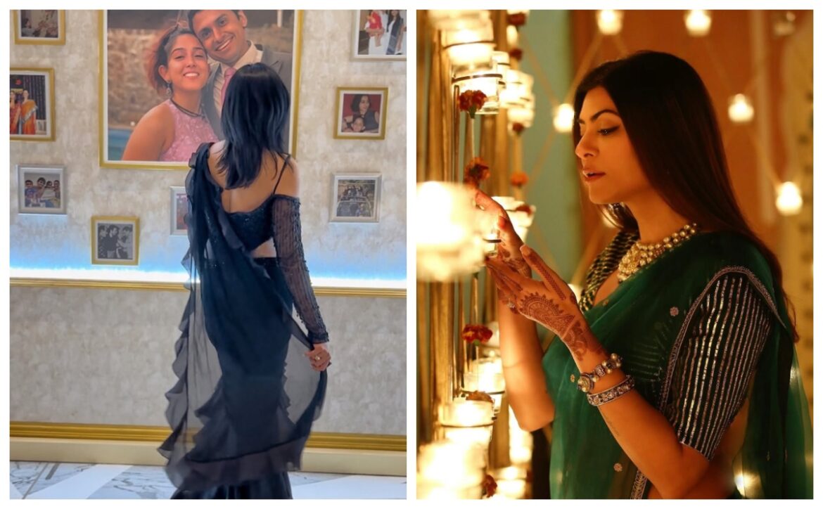 Celeb Look: साड़ी में बला की खूबसूरत लगती हैं सुष्मिता सेन, आप भी वेडिंग सीजन के लिए ले सकती हैं टिप्स