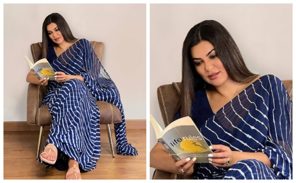 Sushmita sen Elegant Saree Look - Live Times