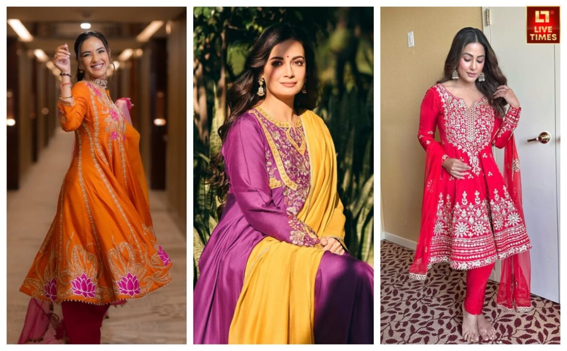 ये हैं एंब्रॉयडरी और प्रिटेंड Anarkali Suit के नए डिजाइन, देखते रह जाएंगे लोग जब पहनकर निकलेंगी ऐसे सूट