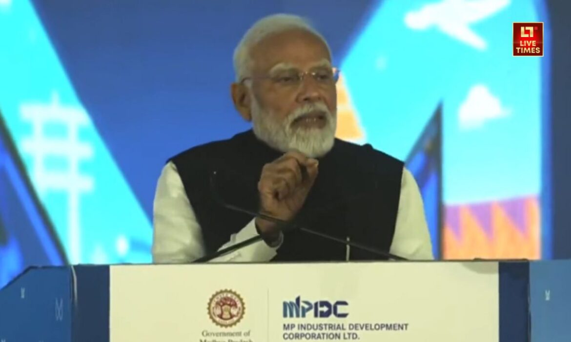 PM Narendra Modi visit in mp Global Investors Summit 2025