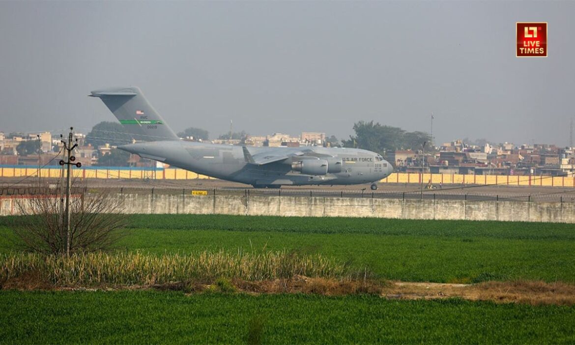 America reached India group 119 illegal immigrants - Live Times