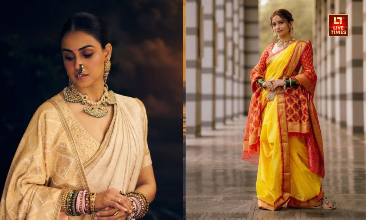 Maharashtrian Look: महाराष्ट्रीयन लुक आजकल काफी ट्रेंड में बना हुआ है. लाइट से लेकर बड़े फंक्शन के लिए लड़कियां खूबसूरत दिखने के लिए ये लुक अपनाती हैं.