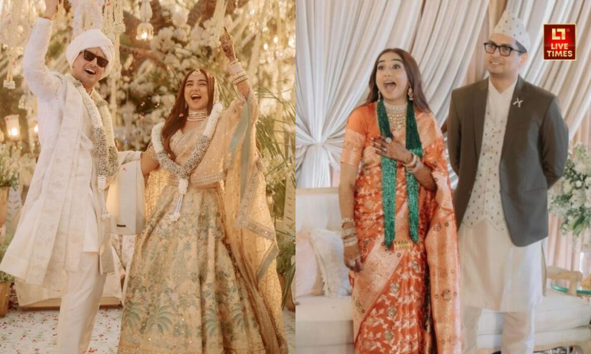 मिसमैच्ड फेम प्राजक्ता कोली ने अपने लॉन्गटाइम पार्टनर वृशांक खनाल के साथ 13 साल की डेटिंग के बाद 25 फरवरी, 2025 को शादी कर ली. शादी के बाद रिसेप्शन में प्राजक्ता नेपाली ब्राइडल लुक में बेहद खूबसूरत नजर आईं.