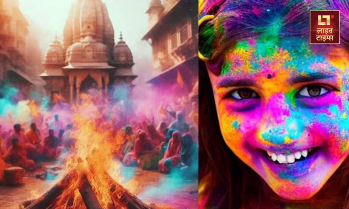 Holi 2025: मथुरा-वृंदावन में 40 दिन के होली उत्‍सव की शुरुआत हो गई है. हिंदू धर्म में ये त्योहार बेहद महत्वपूर्ण है. इस दिन पूरे देश में रंगों की धूम देखने को मिलती है.