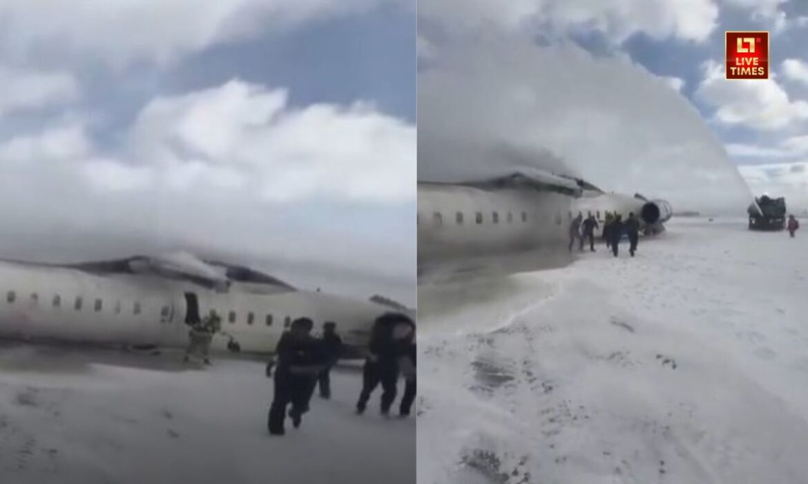canada plane crash delta plane crash airport 18 people injured