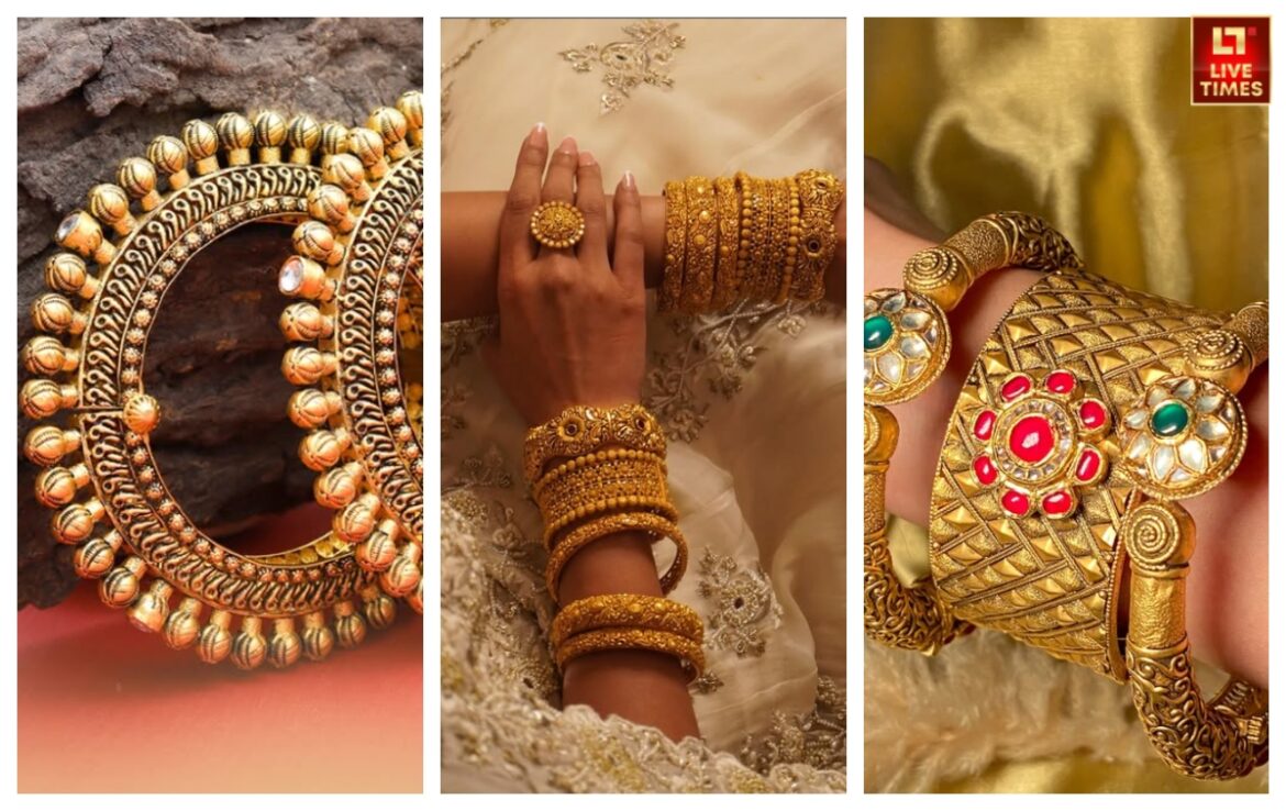 बेहद एंटीक हैं Gold कंगन के ये मारवाड़ी डिजाइन, शादी-ब्याह में पहनकर नहीं लगेंगी किसी शहजादी से कम