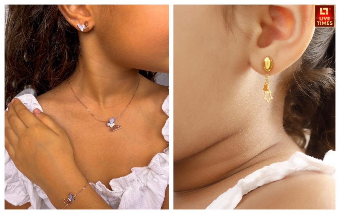 अपनी नन्ही परी को दें लेटेस्ट डिजाइन के इयररिंग, आज देखें असली सोने से बनी खूबसूरत किड्स जूलरी