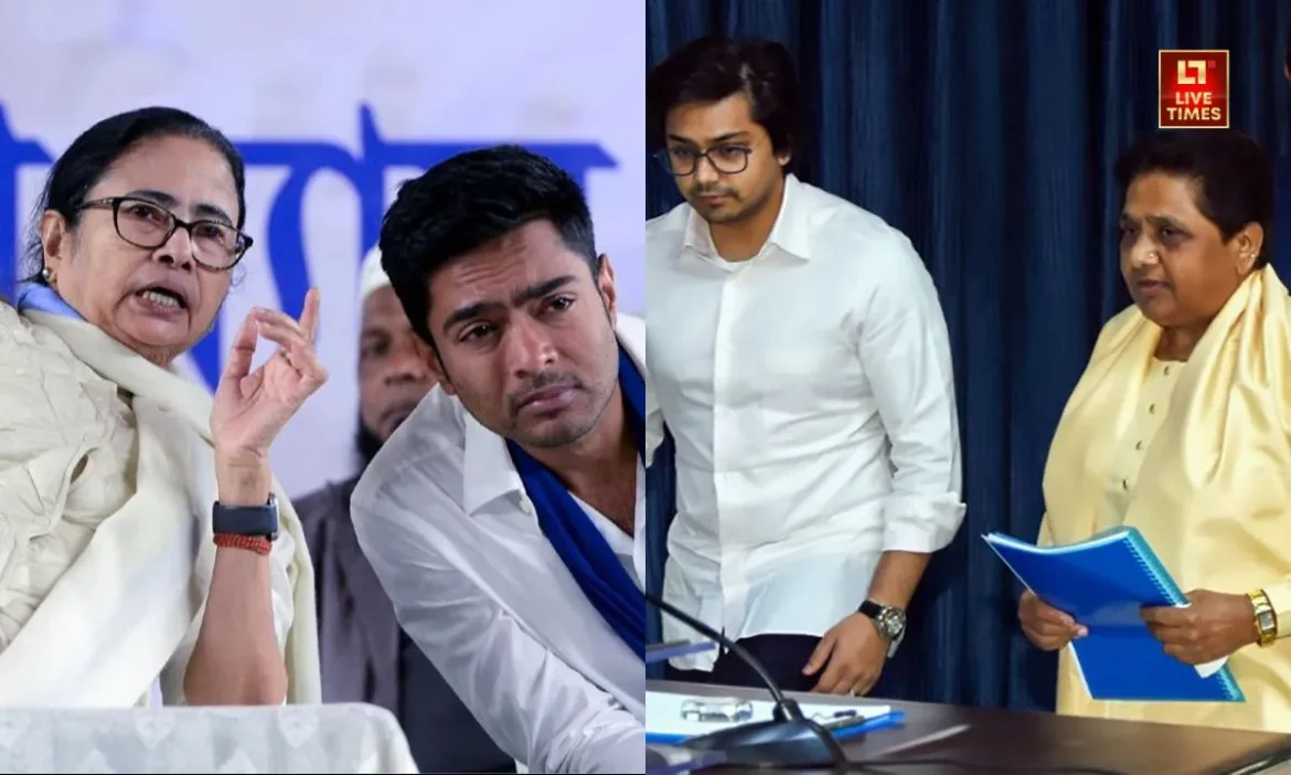 Mayawati, BSP, Akash Anand, Mamta Banerjee, Abhishek Banerjee, TMC, BSP, Successor,