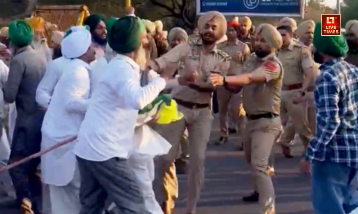 Police Action For Farmer : लगातार शंभू और खनौरी बार्डर पर चल रहे किसानों के प्रदर्शन को लेकर पंजाब सरकार सख्त नजर आई. इसके चलते 700 किसानों को गिरफ्तार किया गया है.