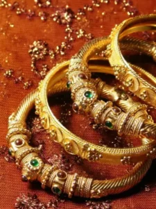 antique gold bracelets Marwari design