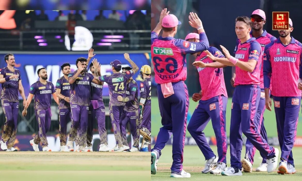 kkr vs rajasthan royals