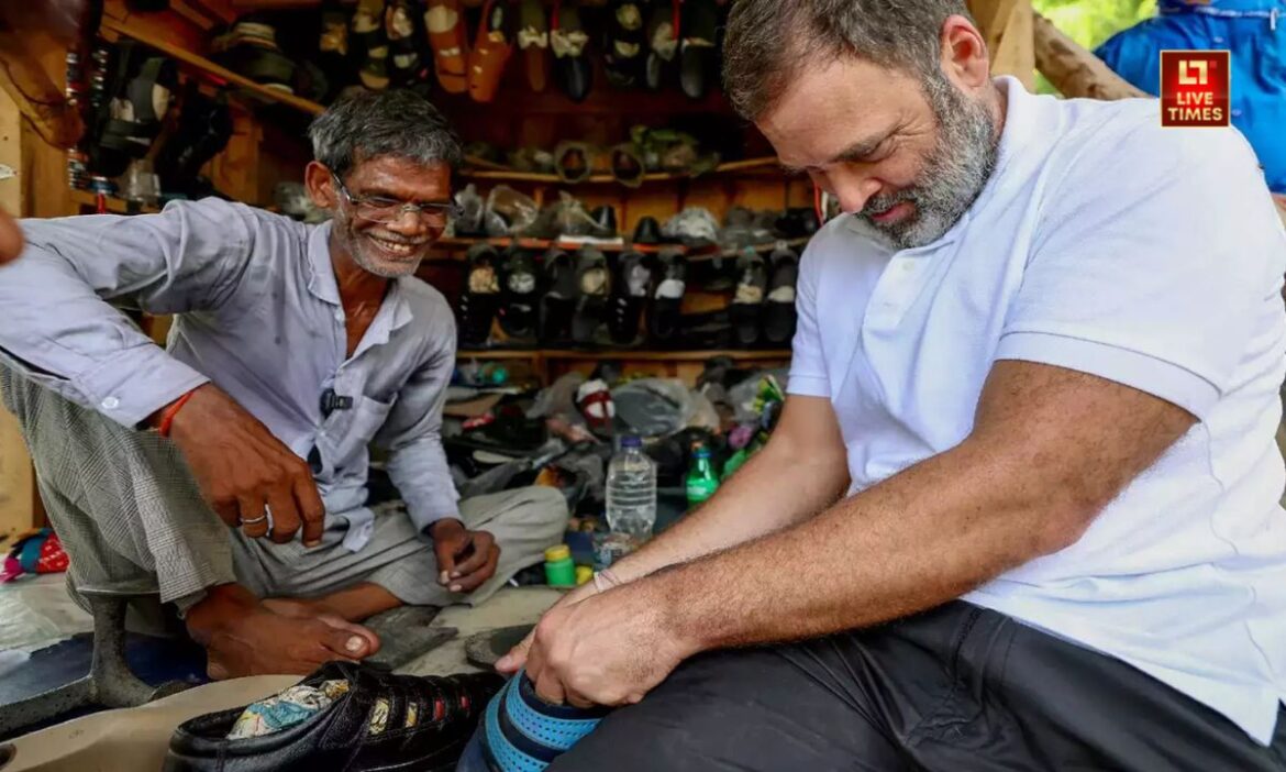 Rahul Gandhi and Ramchet Mochi brand