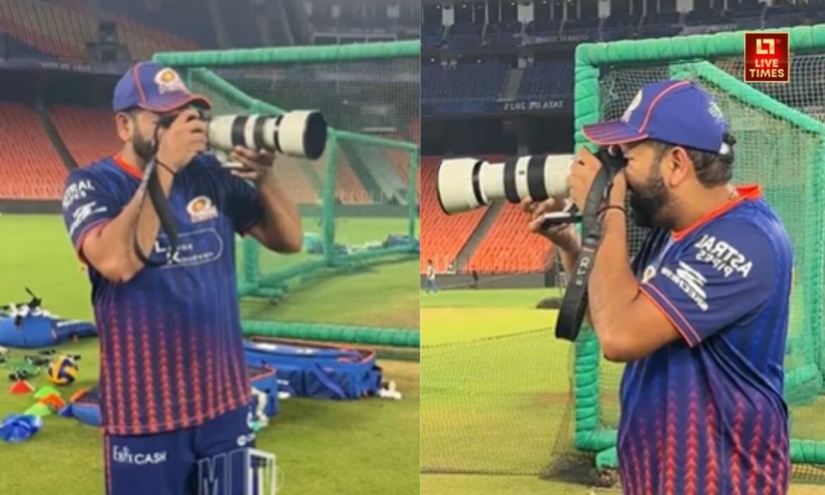 IPL 2025 Rohit Sharma Cameraman Viral Video