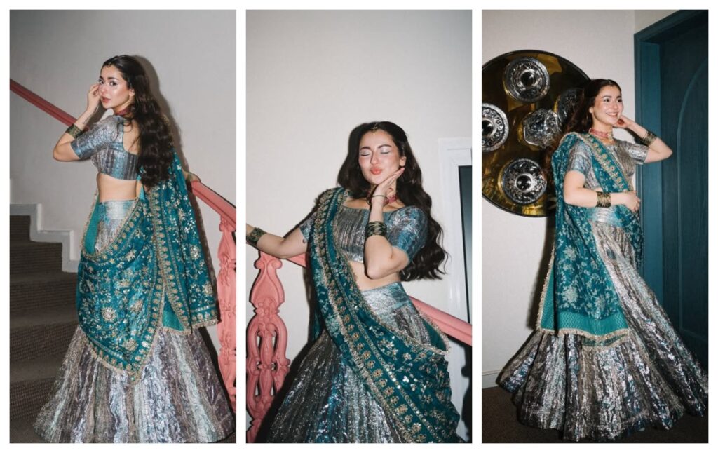 Hania Aamir lahanga look