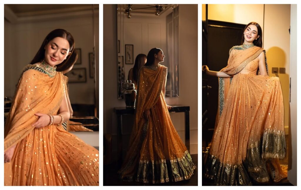 Hania Aamir in Floor Length Anarkali suit