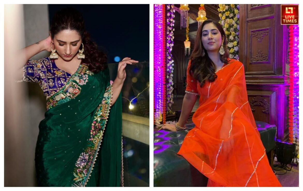 शादी के फंक्शन में पहनकर जाएं दिशा परमार जैसी ट्रेडिशनल साड़ियां, जल भुनकर रह जाएंगे सारे रिश्तेदार