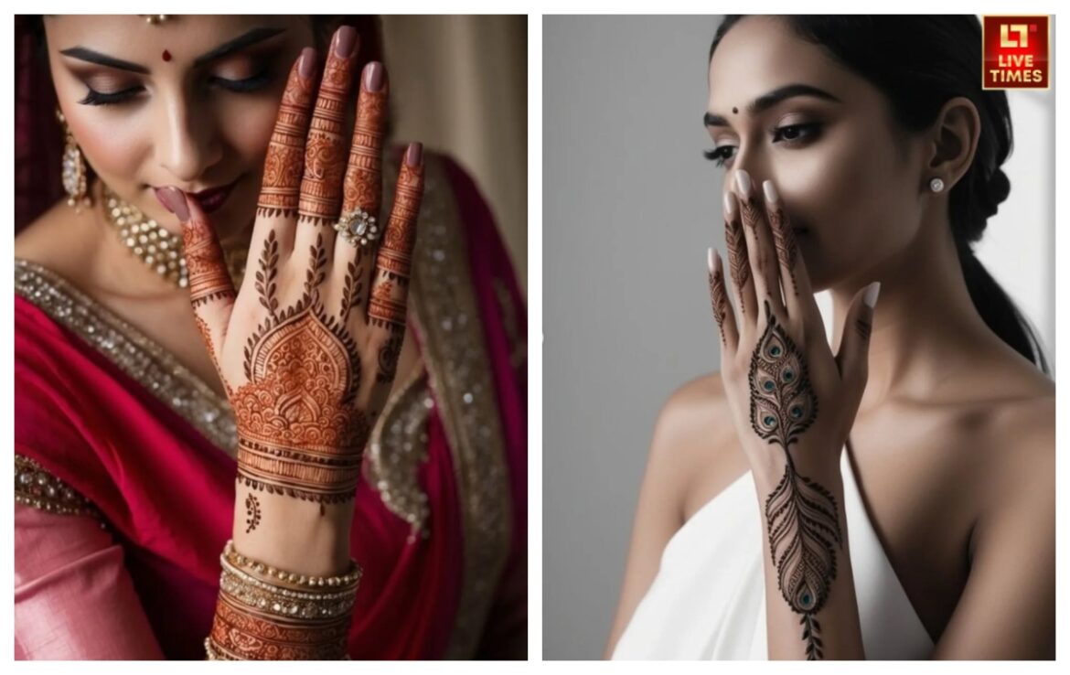 खूबसूरती में लग जाएंगे चार चांद जब हाथों पर लगाएंगी मेहंदी के ये 10 आसान डिजाइन्स