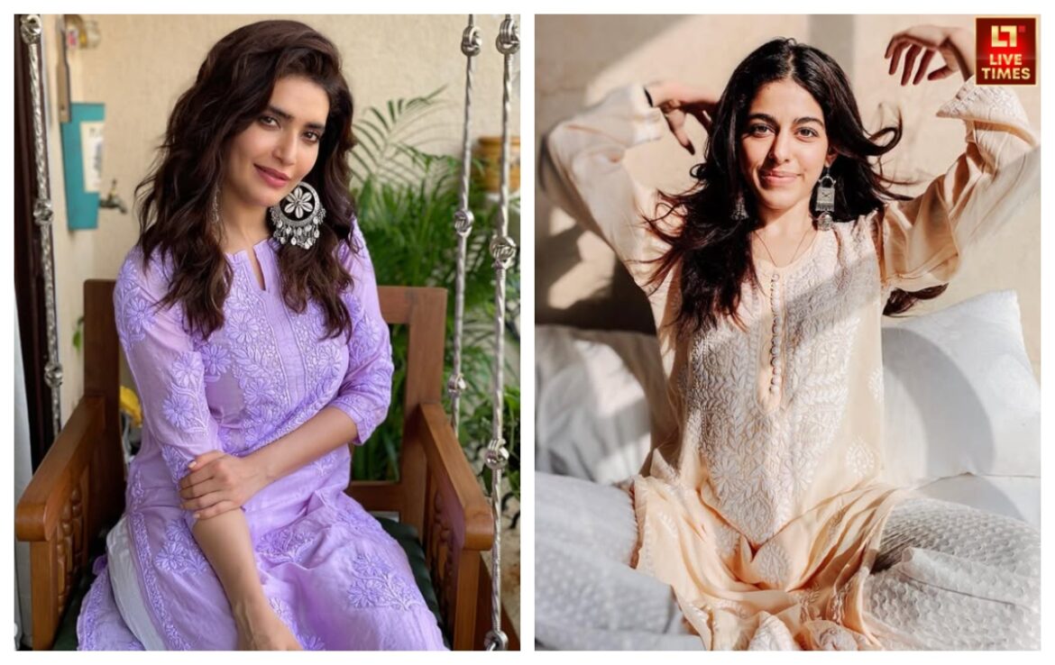 20 की उम्र में चाहिए संस्कारी लुक तो पहने ये खूबसूरत चिकनकारी सूट, पहनते ही लगेंगी क्यूट