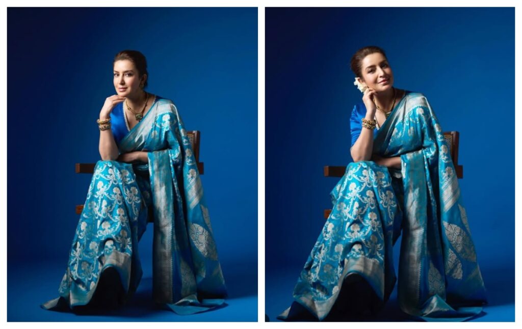 Bollywood celebrities in silk saree