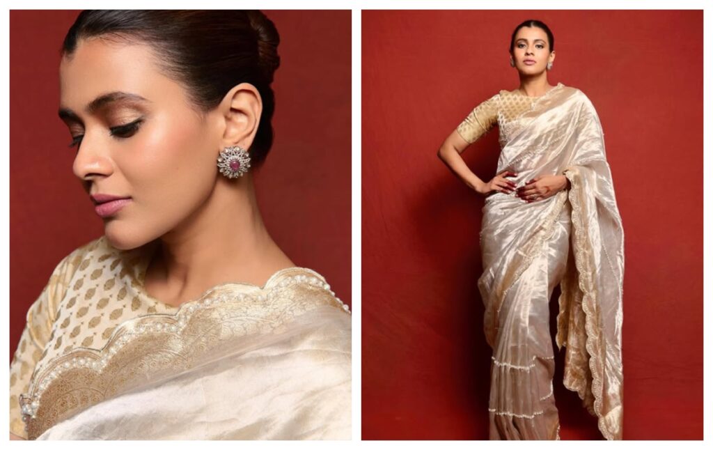 Polki Studs to pair with saree