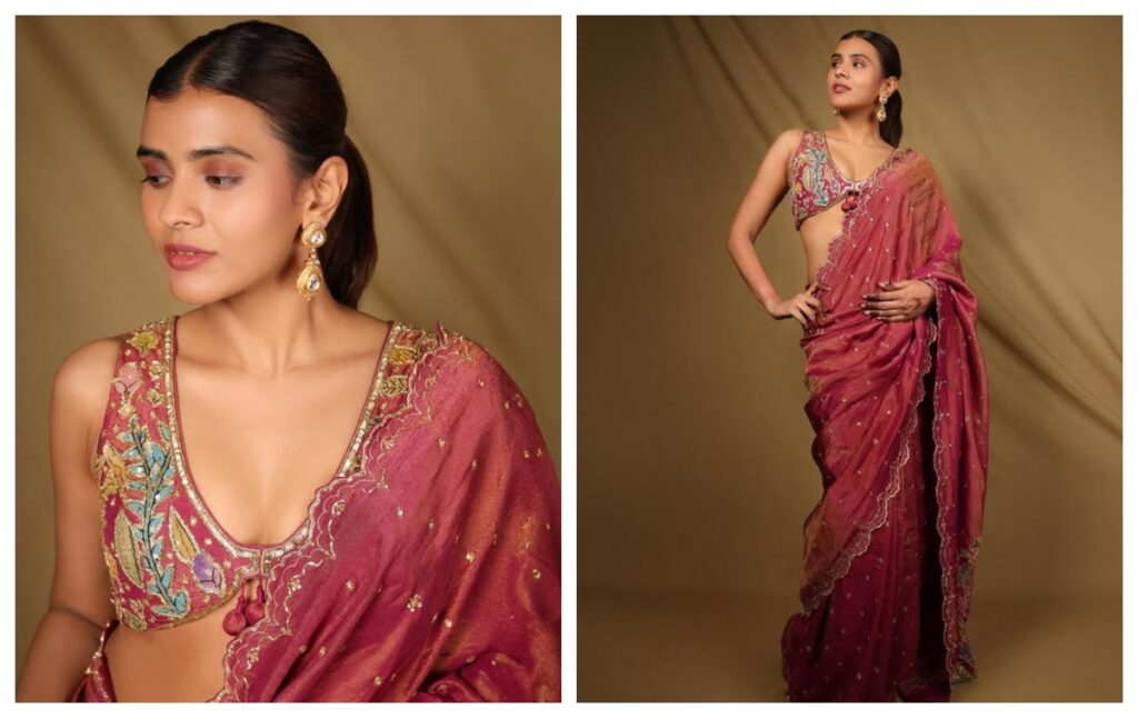 Kundan Earrings to pair with saree