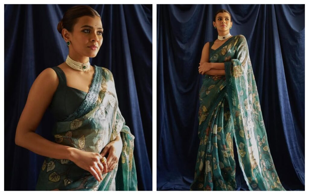 Pearl Studs earrings to pair with saree