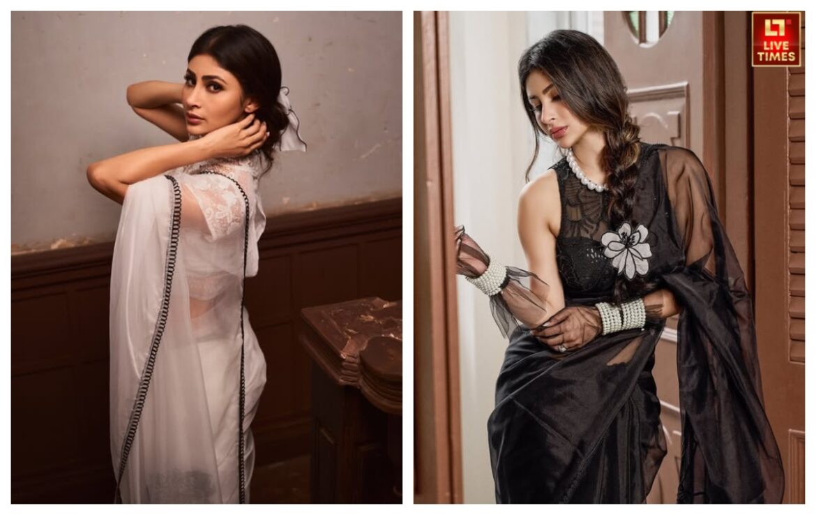 Mouni Roy जैसी साड़ियां और यूनीक ब्लाउज दिलाएंगे आपको परफेक्ट रेट्रो लुक, देखने में ना जाएं चूक