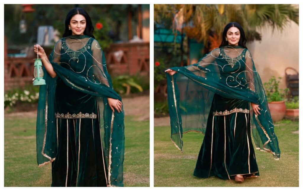 Neeru Bajwa in sharara suit